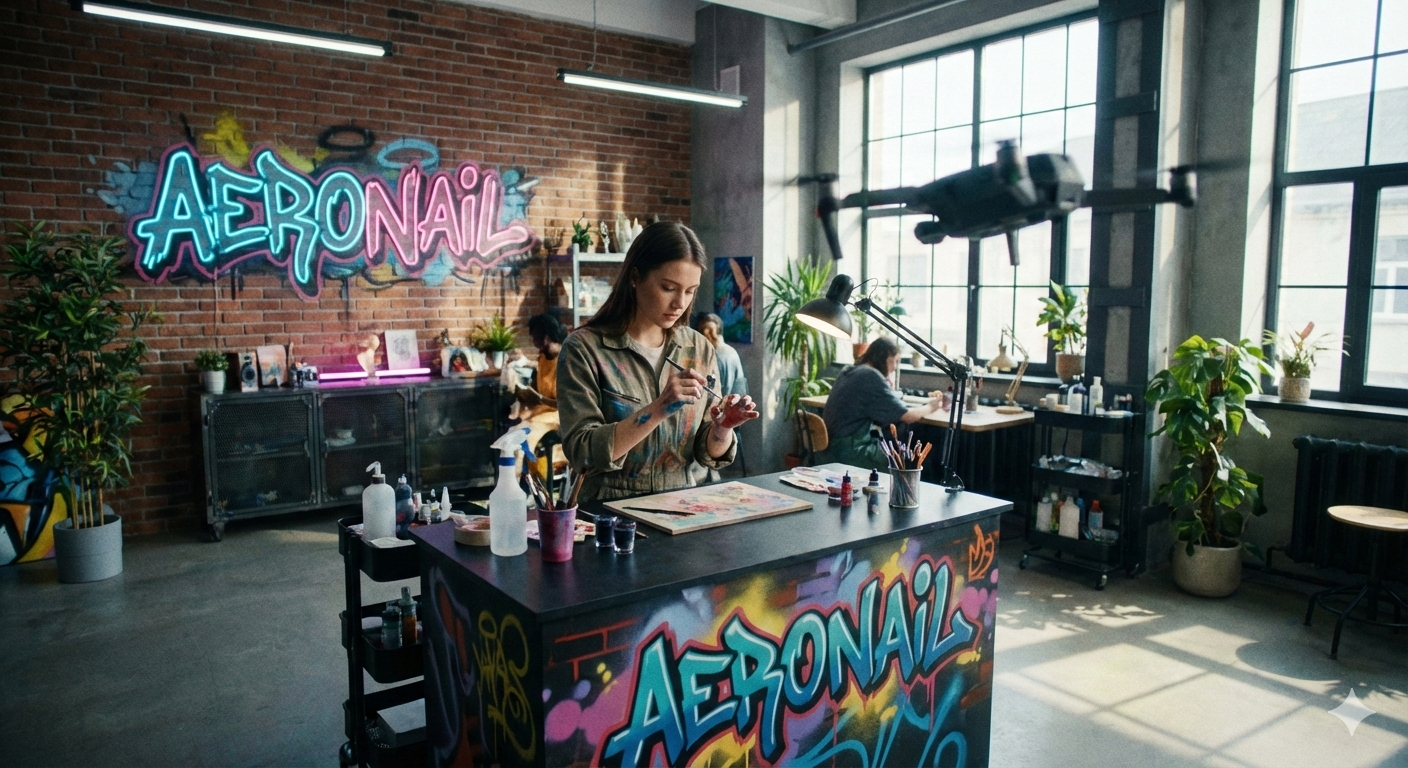 Logo Artístico Aerografía